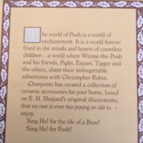 Disney-Charpente Classic Pooh & Honey pot coin bank - Picture 4 of 4